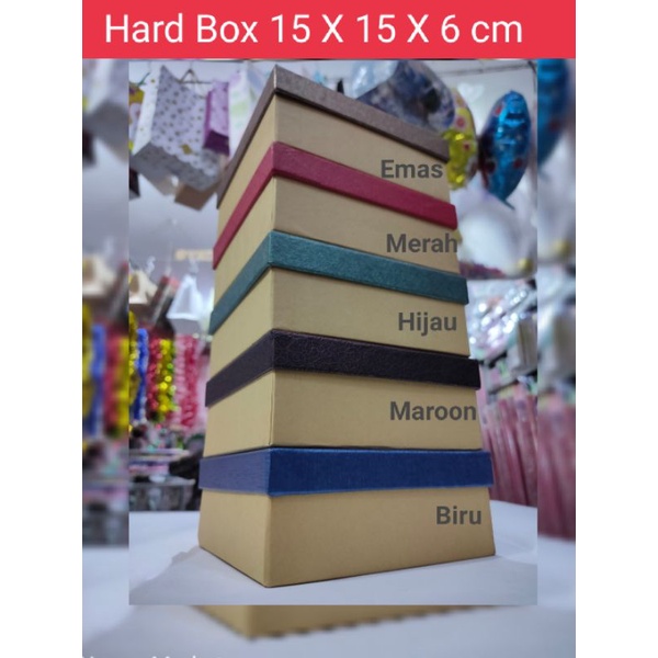 

Dus Keras / Dus 15 x 15 x 6 / Dus Hadiah / Dus Kue / Dus Kado
