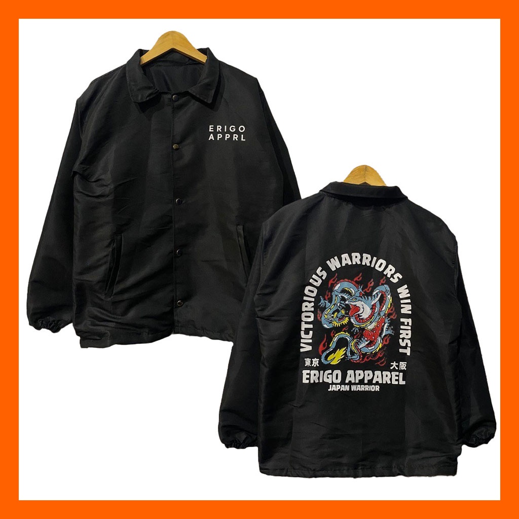 RF {{ Jaket ERIGO Apparel VIKTORIOUS WARRIORS WIN FIRST sweater & hoodie DIstro keren pria coach