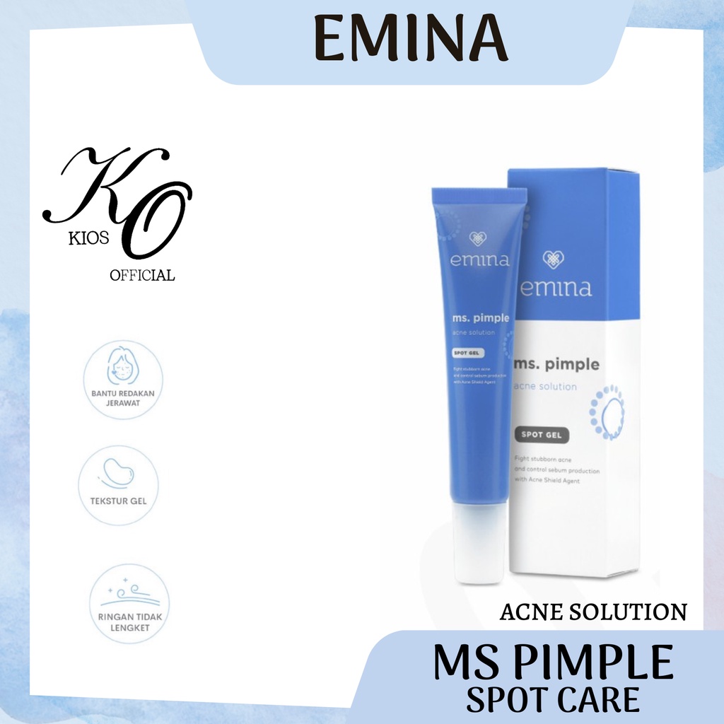 Emina Ms Pimple Acne Solution Spot Gel 15ml