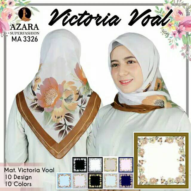 Jilbab segi empat AZARA