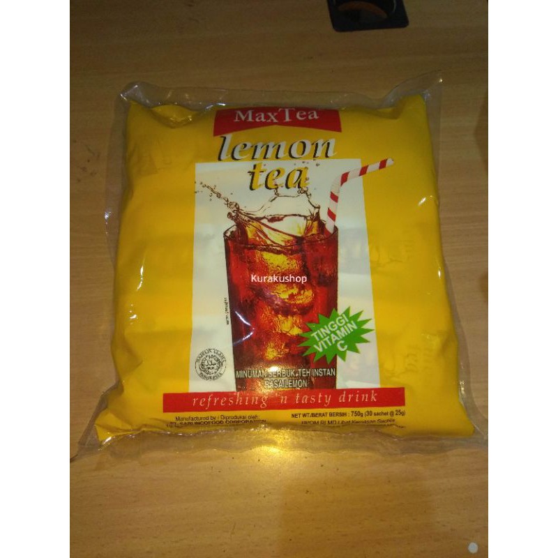 

MAXTEA LEMON TEA 30 SACHET X 25 GRAM