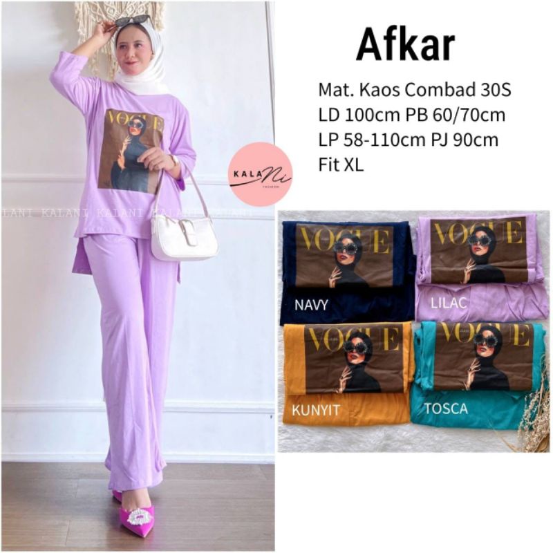 TERBARU GAMIS AFKAR SET BY KALANI