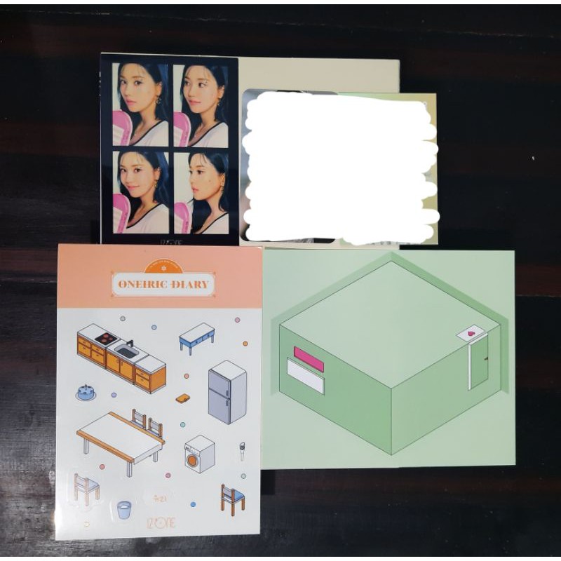 4 cut Eunbi, izroom Chaewon, izdeco Yuri IZONE Oneiric Diary