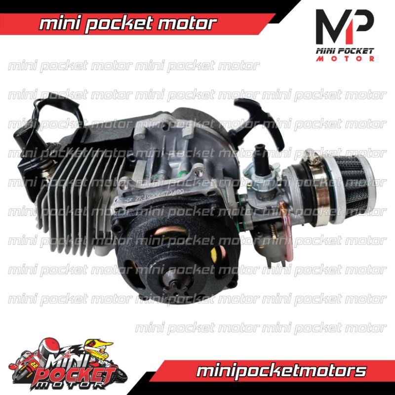 Engine-Mesin ZK 44mm 50cc 2Tak Mini GP Mini Scoopy Scooter Goped