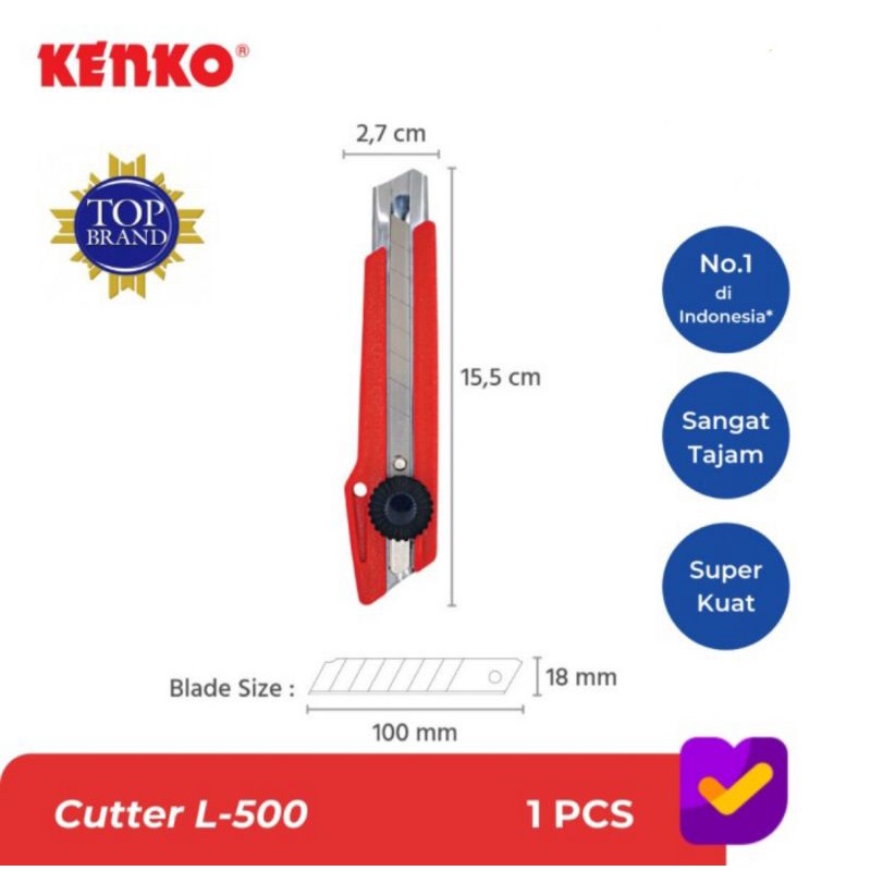 

Cutter Kenko Besar L-500 (18mm Blade)