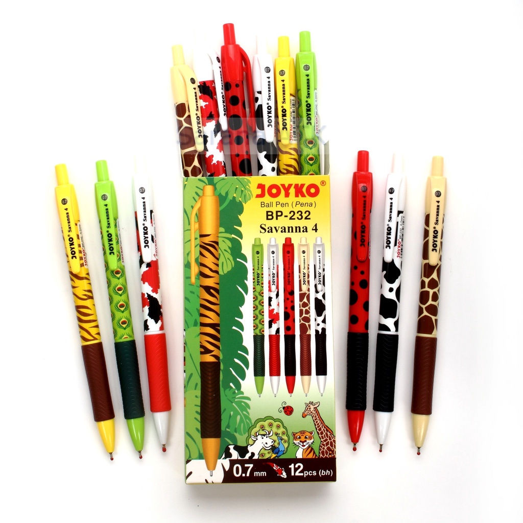

JOYKO Pulpen savanna 4 BP-232 HITAM [ 1 Pcs ]