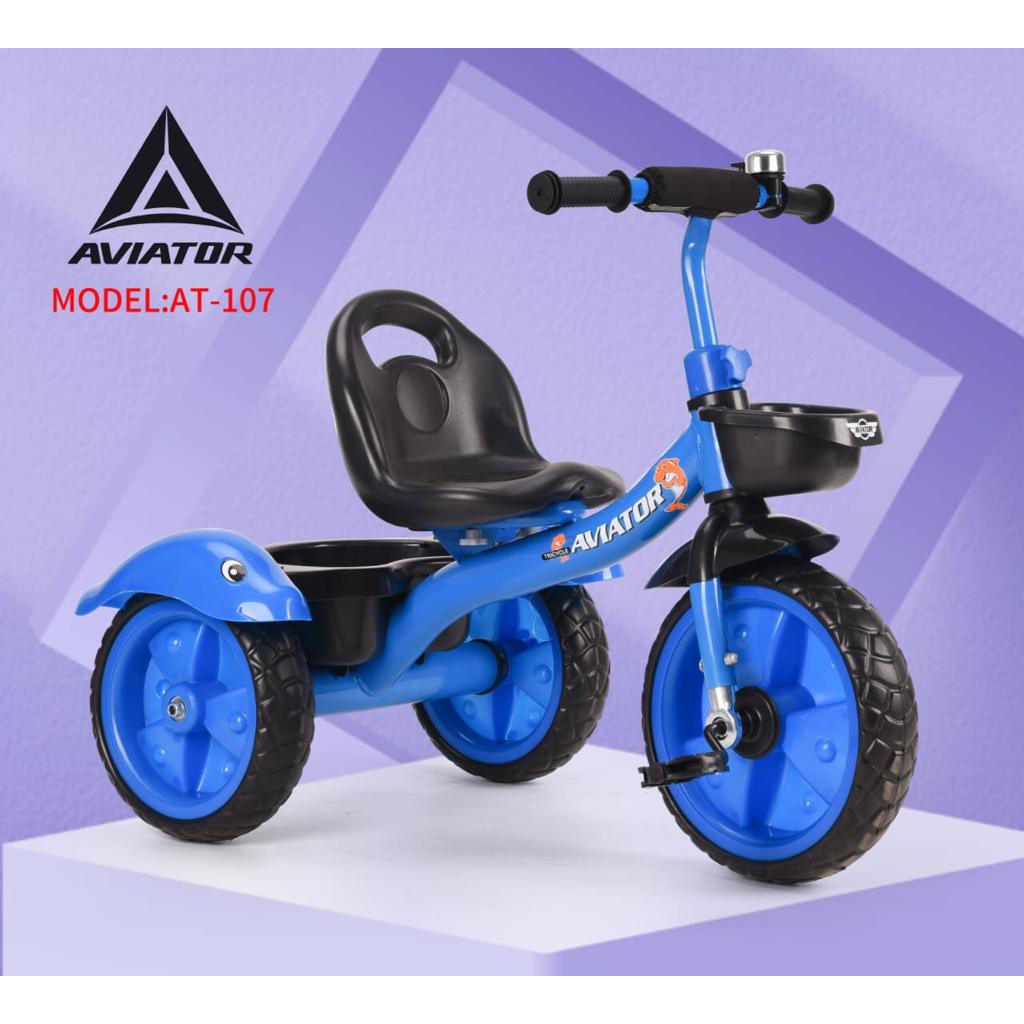 Sepeda roda tiga anak bayi balita belajar sepedasepeda Tricycle Exotic aviator at-107