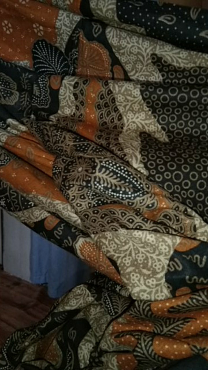 Batik Couple Maura Sania Ruffle Ori Ndoro Jowi Dnt Size M L Xl Jumbo