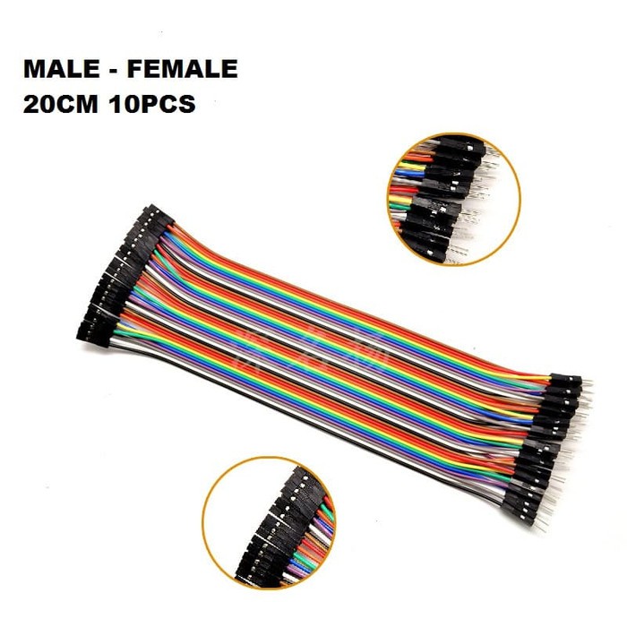 KABEL JUMPER 20CM male to Female 40P Jumper male - Female 20Cm