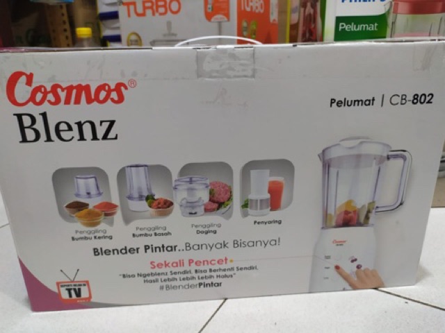 BLENDER COSMOS BLENZ CB-802 Pelumat 1.2 L 4in1 GARANSI 1 TAHUN RESMI