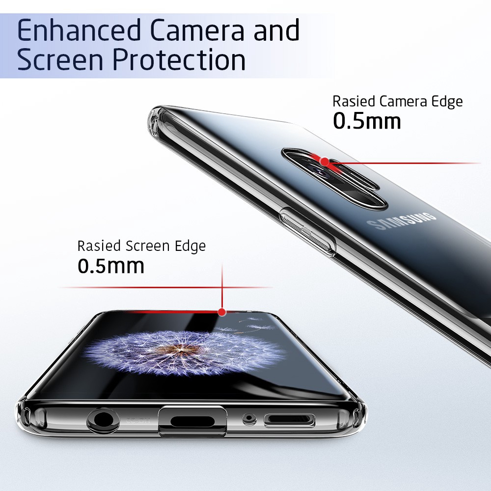 ESR Samsung Galaxy S9+ Plus Case, S9 Clear Slim Soft TPU Cover Case