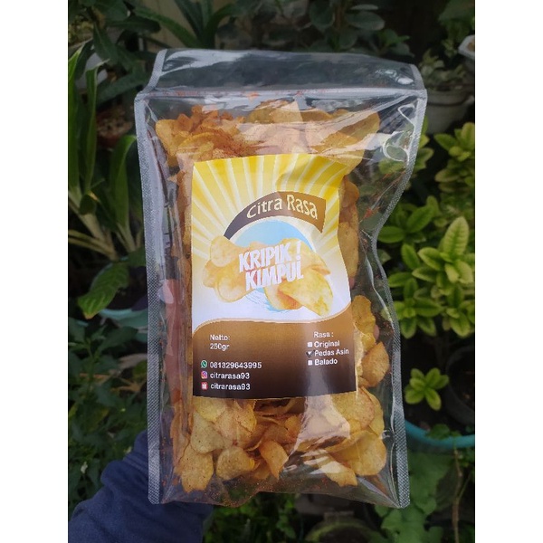 

Kripik Kimpul Pedas Asin 250gram