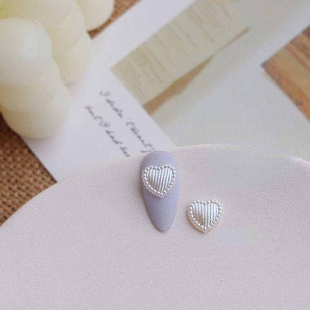 Agustina Wanita Pesona Kuku Highlight Ikatan Simpul Cinta Hati Kuku Salon Manikur Aksesoris Hiasan Kuku DIY Bahan Kuku