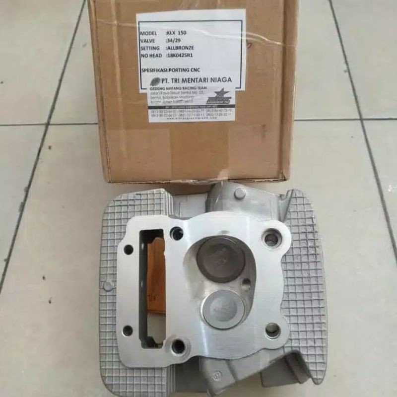 HEAD BRT KLX 150 KLEP 34/29 & 31/25 ALBRONZE PORTING CNC