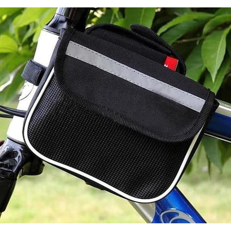 Unik Tas Organizer Sepeda Frame Double Bag Perlengkapan Aksesoris Gowes