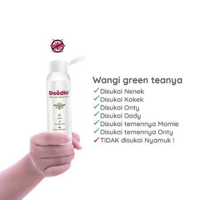 DOODLE Telon Oil 100ml 60ml / Minyak Telon Doodle 100 ml 60 ml