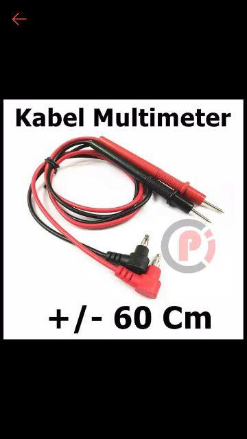 Kabel Multimeter Sepasang Merah Dan Hitam Panjang 60cm