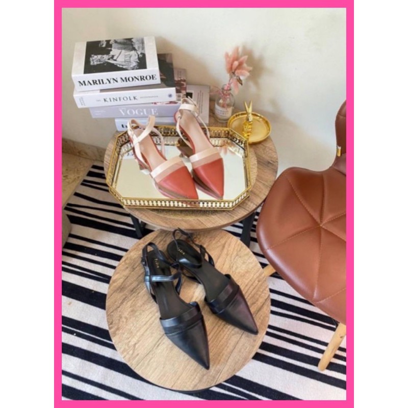 PEDRO - 72 BLACK / RED (STRAPPY SHOES)  WANITA