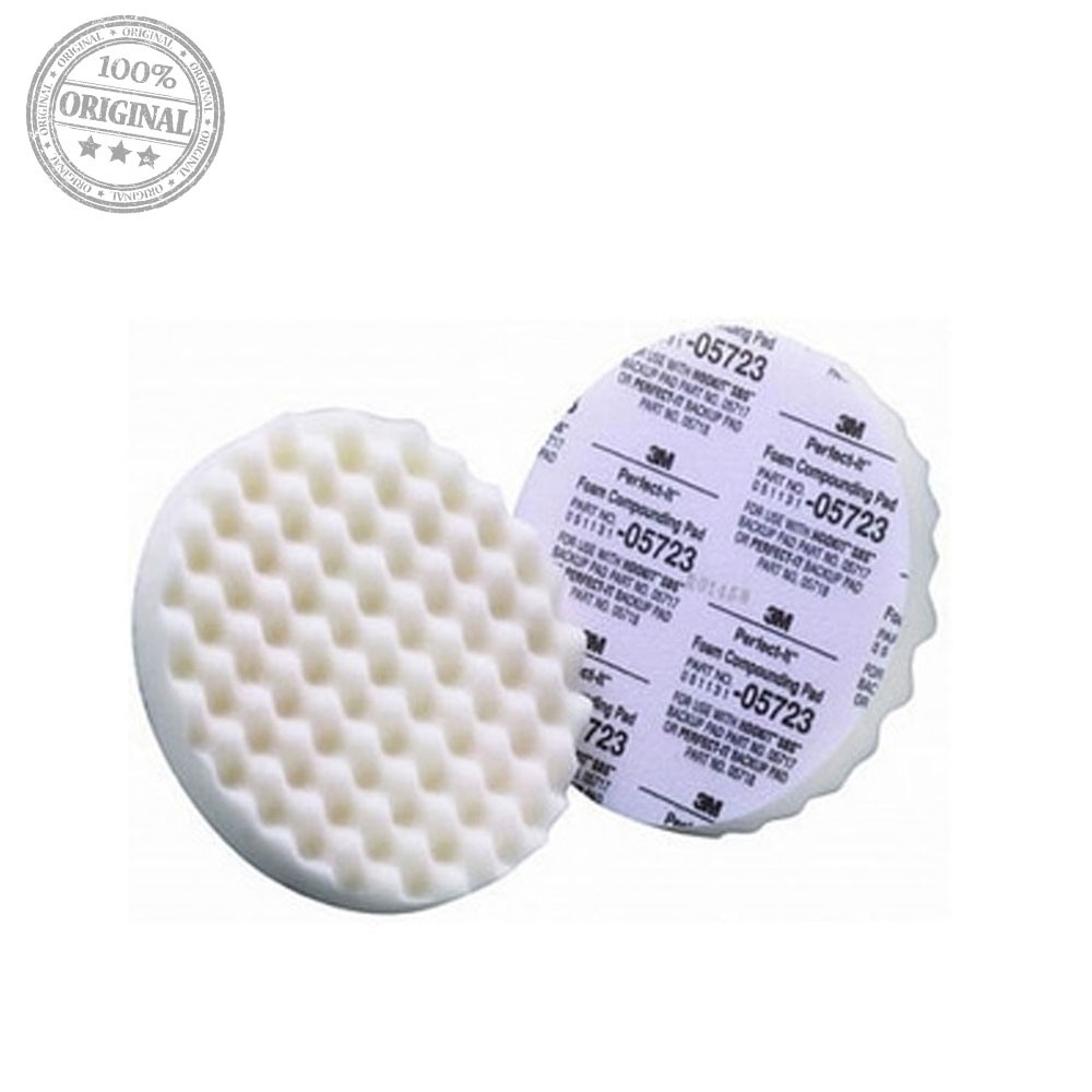 

3M Pn05723 Foam Compounding Pad, Single Sided, 2 Pads/pack-7000000485