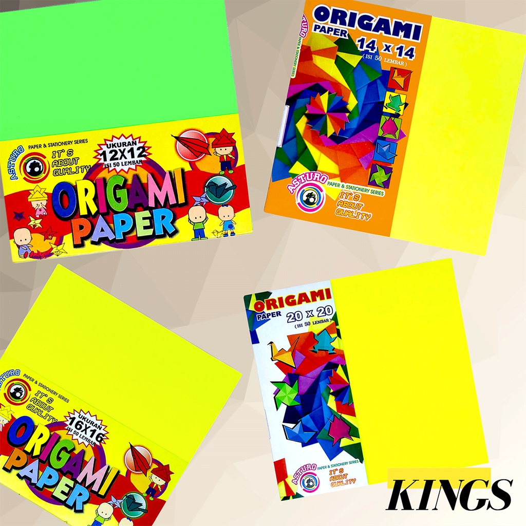 

Asturo Origami Paper / Kertas Lipat