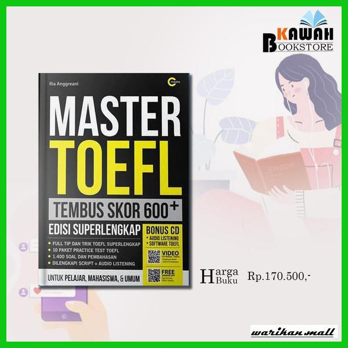 Jual Toeflielts Master Toefl Tembus Skor 600 Plus Cd Asliii Shopee Indonesia