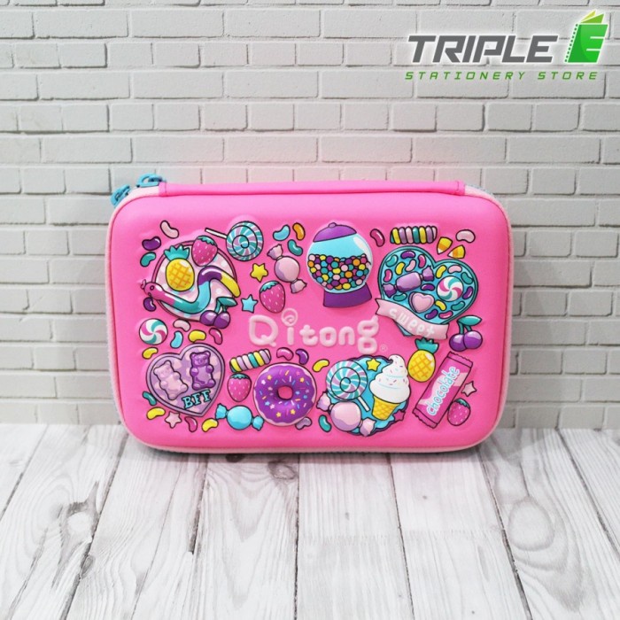 

Produk Unggulan Kotak Pensil Model Smiggle Hardtop Pencil Case Cake Hemat