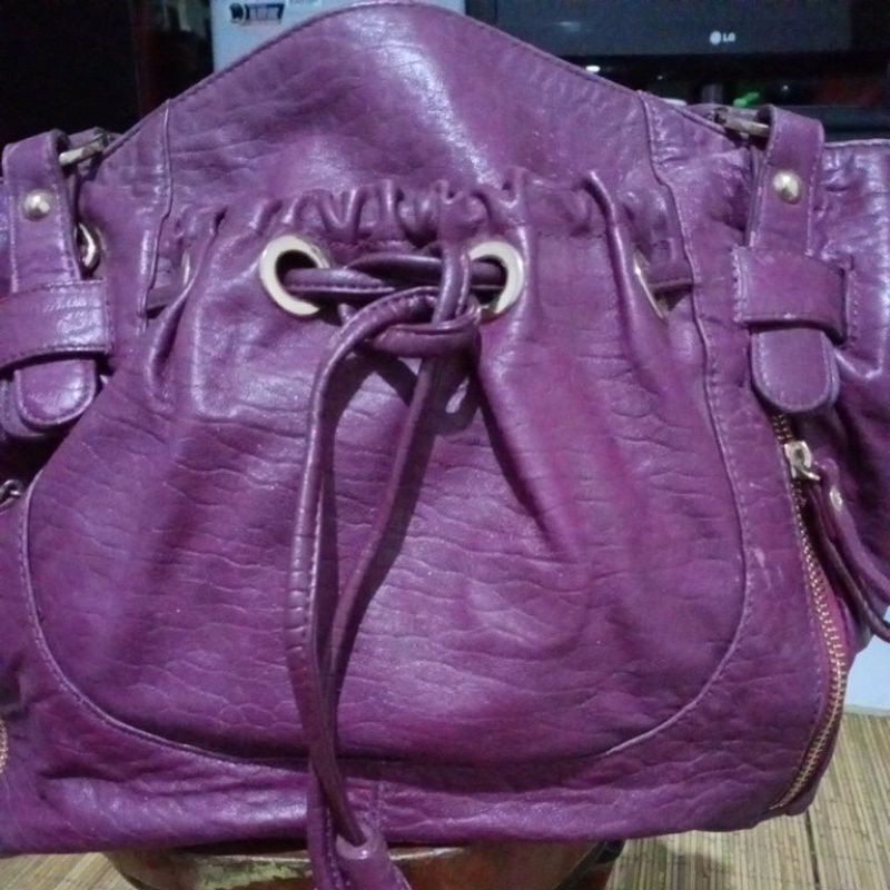 Tas kulit PL wanita pele borsa