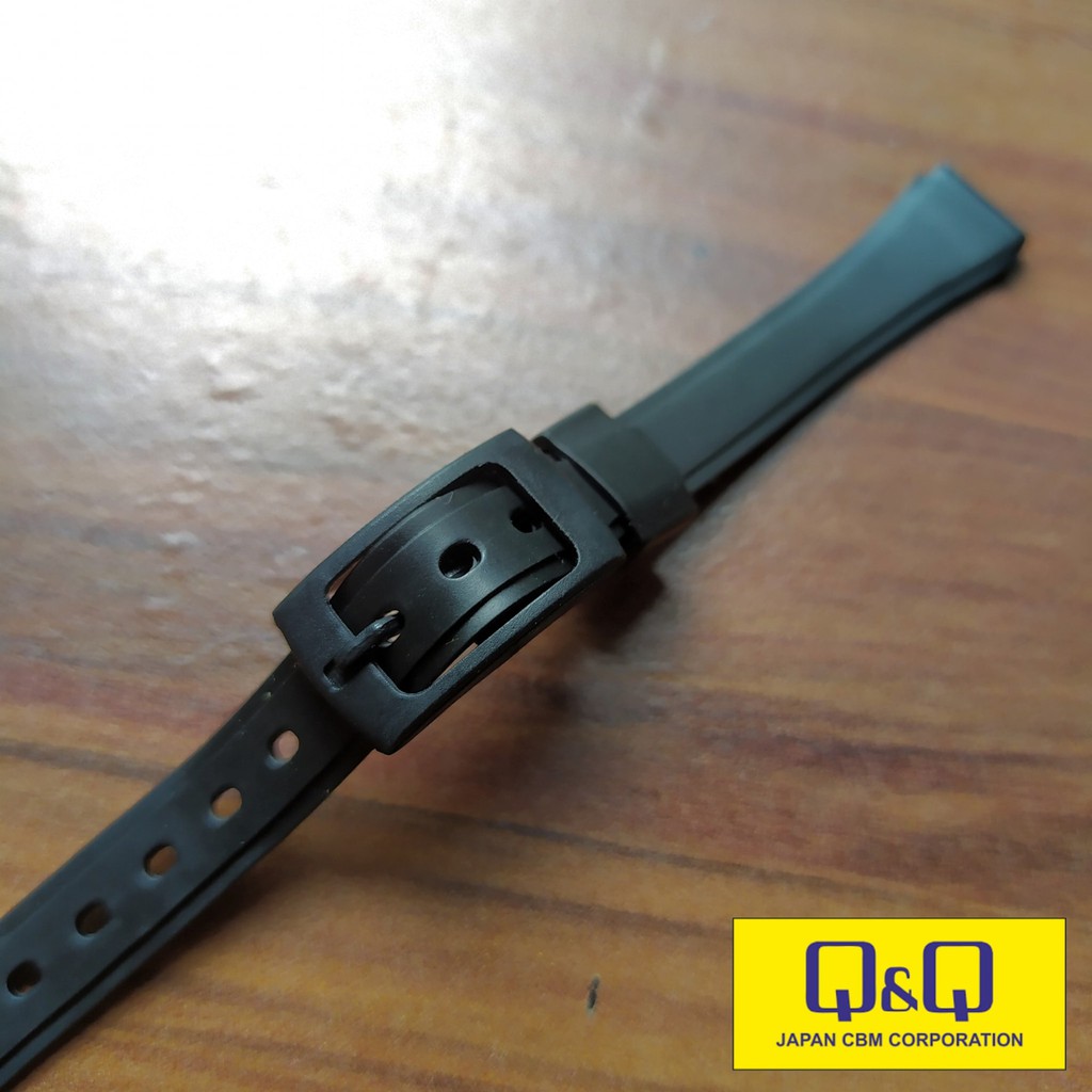 Strap Tali Rubber Karet 12mm Q&amp;q Qq Qnq Strap 12mm.