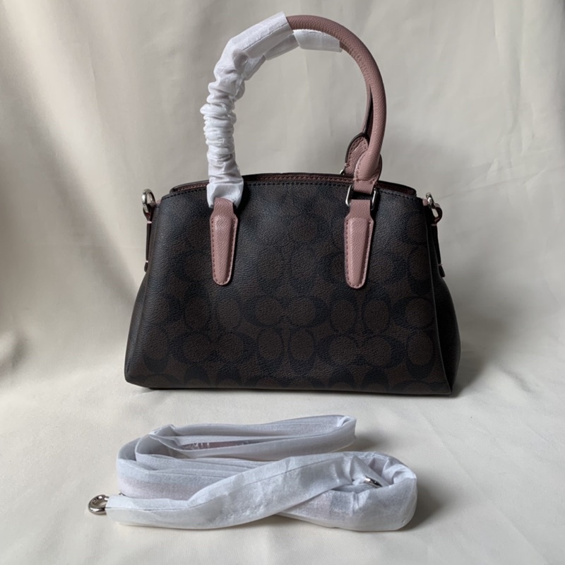 Coach Signature Mini Sage Caryall Brown Rose( F31985)