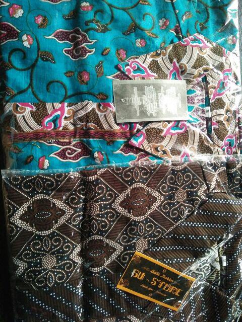 Bswart Batik Hrb026 Kenongo Hem Pendek Padi Pekalongan