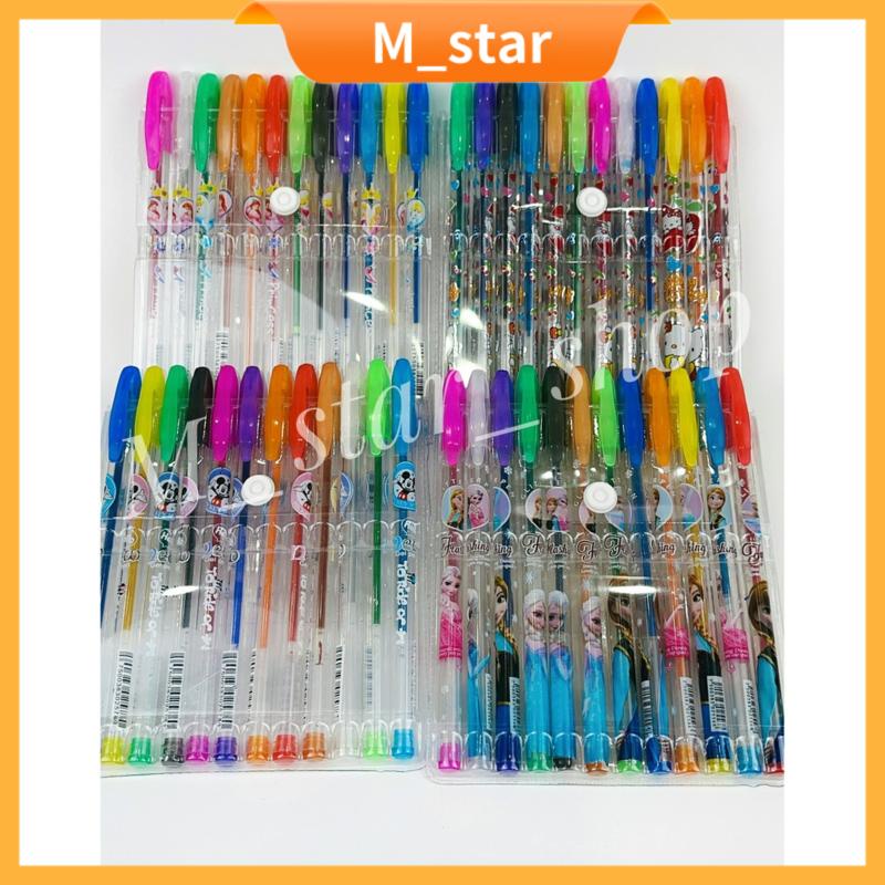 Pulpen Pelangi / pena Gliter Blink2/Color Pen Warna Warni Unik Lucu Fancy 12 Warna