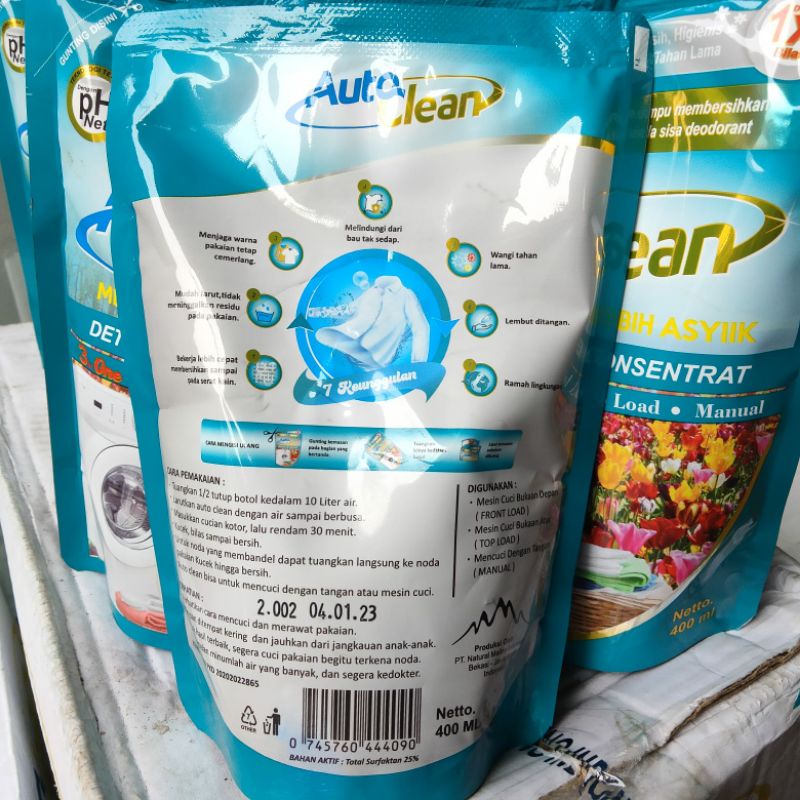 auto clean deterjen cair konsentrat 400ml deterjen cair 400ml deterjen mesin cuci top loading deterjen mesin cuci fron loading deterjen premium