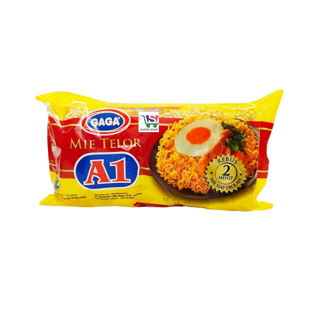 GAGA Mie Telor Kuning A1 180 Gram