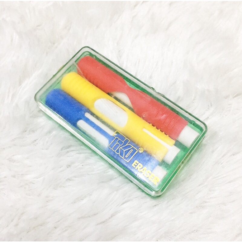 

Eraser Box Set 3pcs Penghapus Pensil ATK Alat Tulis