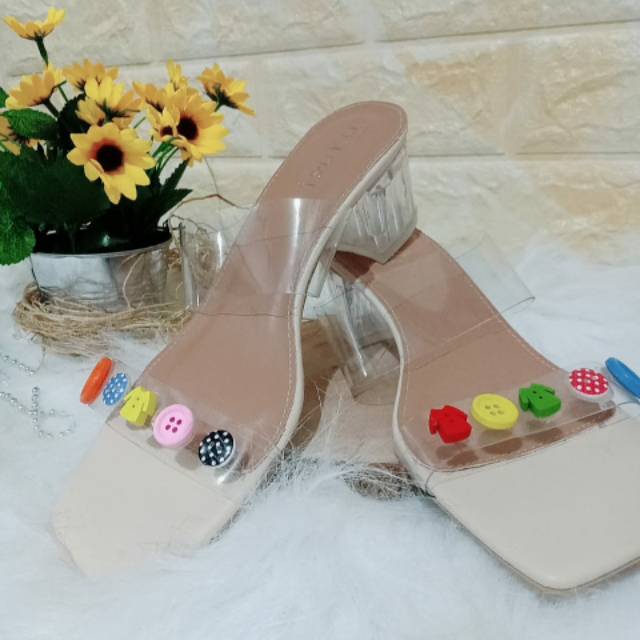 Sepatu Wanita murah/Sepatu Import/Sepatu Wanita Hak Transparan