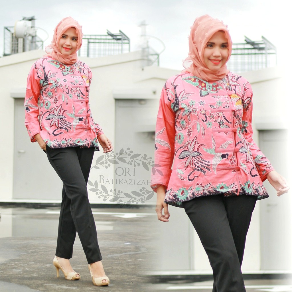 Model Baju Batik Terbaru Baju Kantor Batik Top Casandra Vol 2