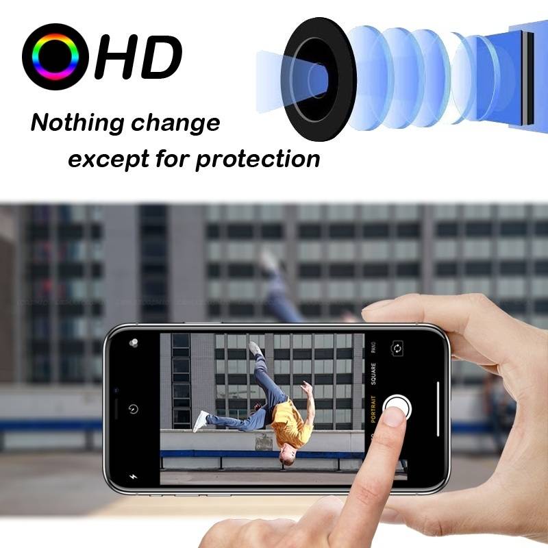 2 Pcs Camera Protective Glass For iPhone 6 6s 7 8 Plus Glass On iPhone X XS Max XR Len Protector Film Aiphone