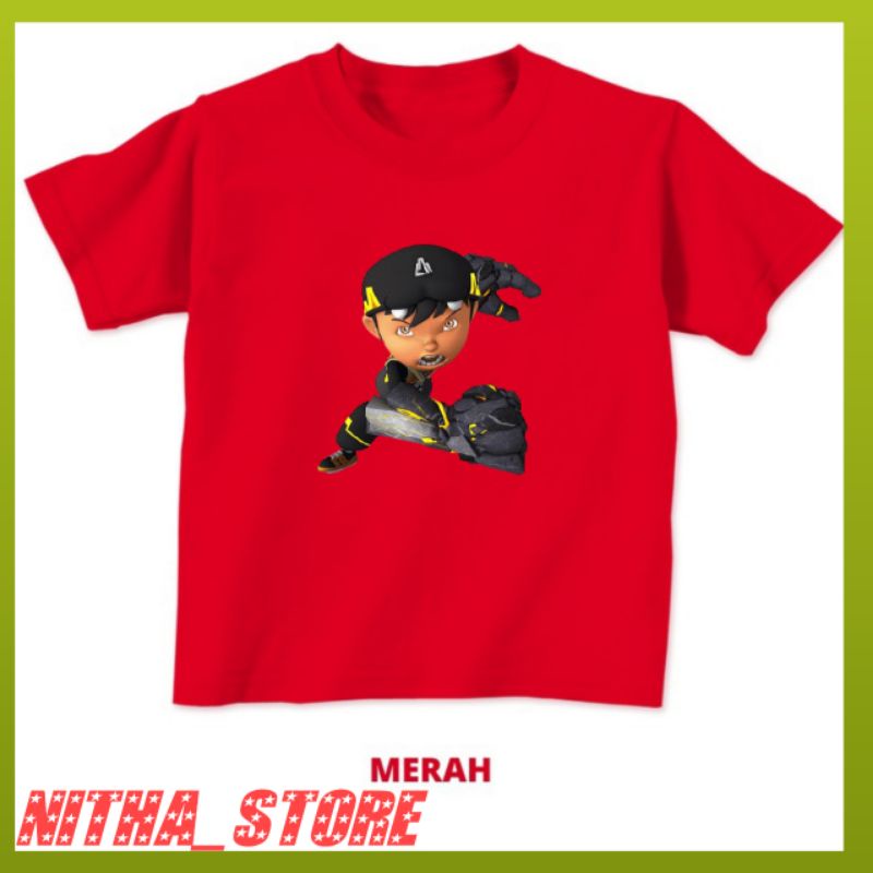 baju anak lucu, baju anak boboiboy, baju anak kartun