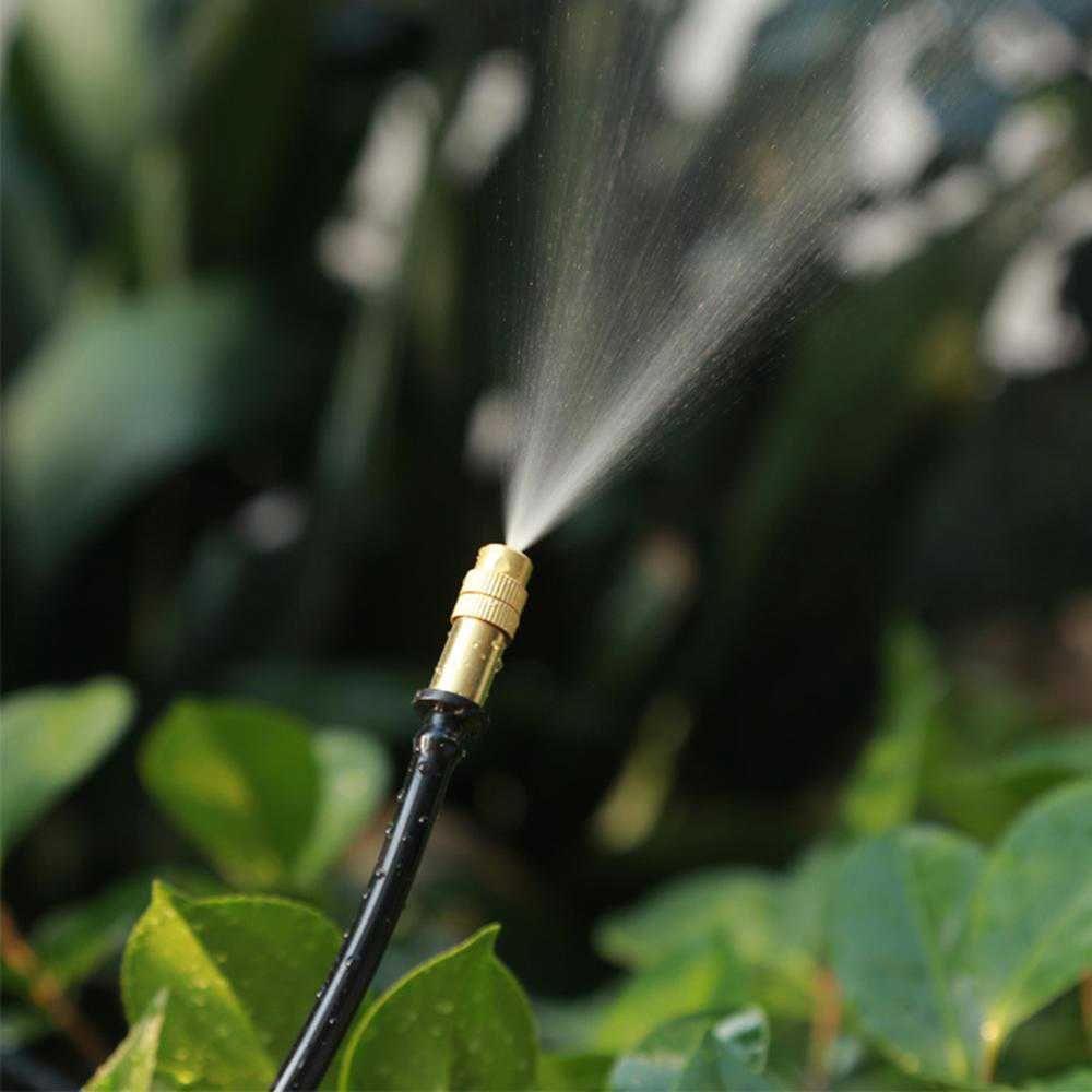 Chookyy 10pcs Misting Nozzle Cool Down Watering Spray Penyiraman Otomatis Taman Irigasi Atomizing sprayer