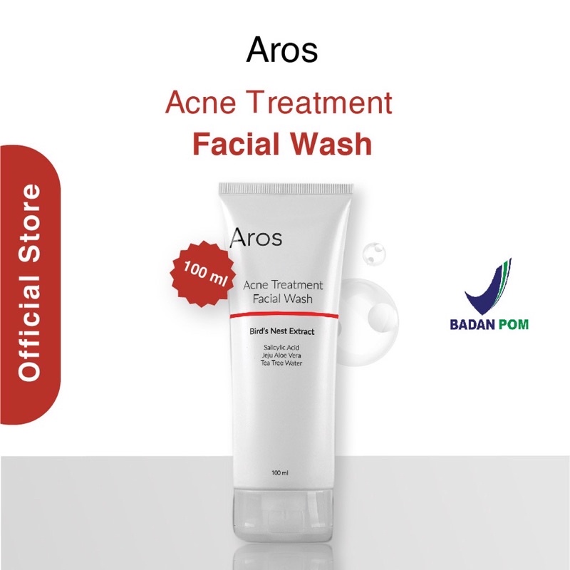AROS ORIGINAL FACIAL WASH ACNE TREATMENT BPOM