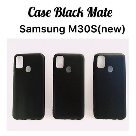 Softcase Samsung M10 M20 M30s Silikon Case Jelly Hitam Black Slim Matte