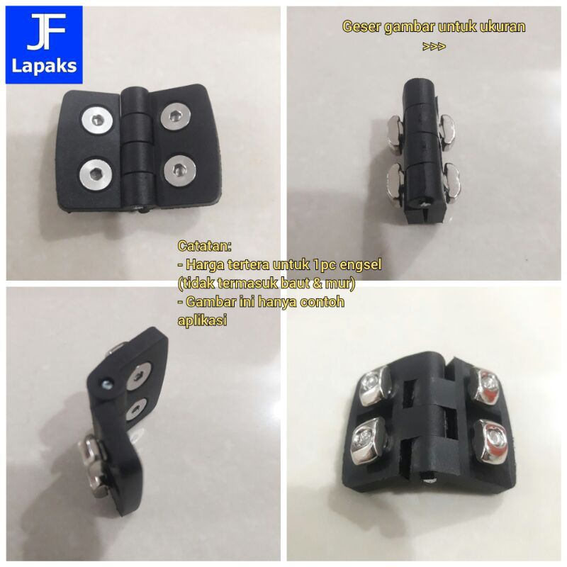 Engsel Aluminium Profile 2020 39x30 39 x 30mm