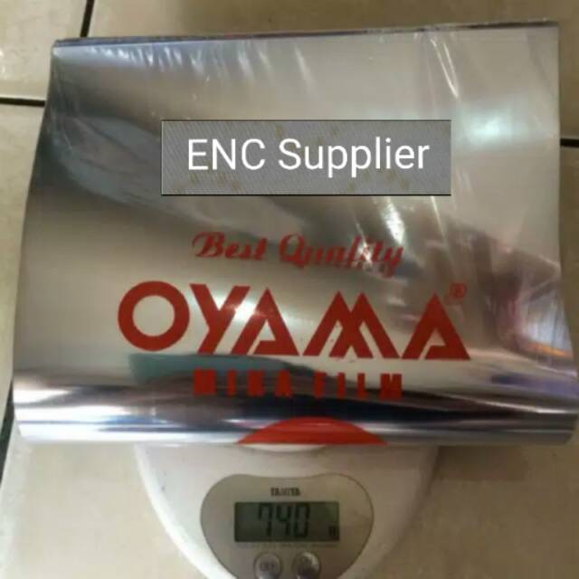 

OYAMA 100 lembar Mika jilid bening folio 0,1 mm tebal 0.1 per pak - enc.sup