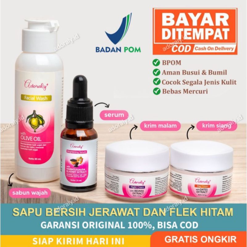 Paket skincare Adoraly