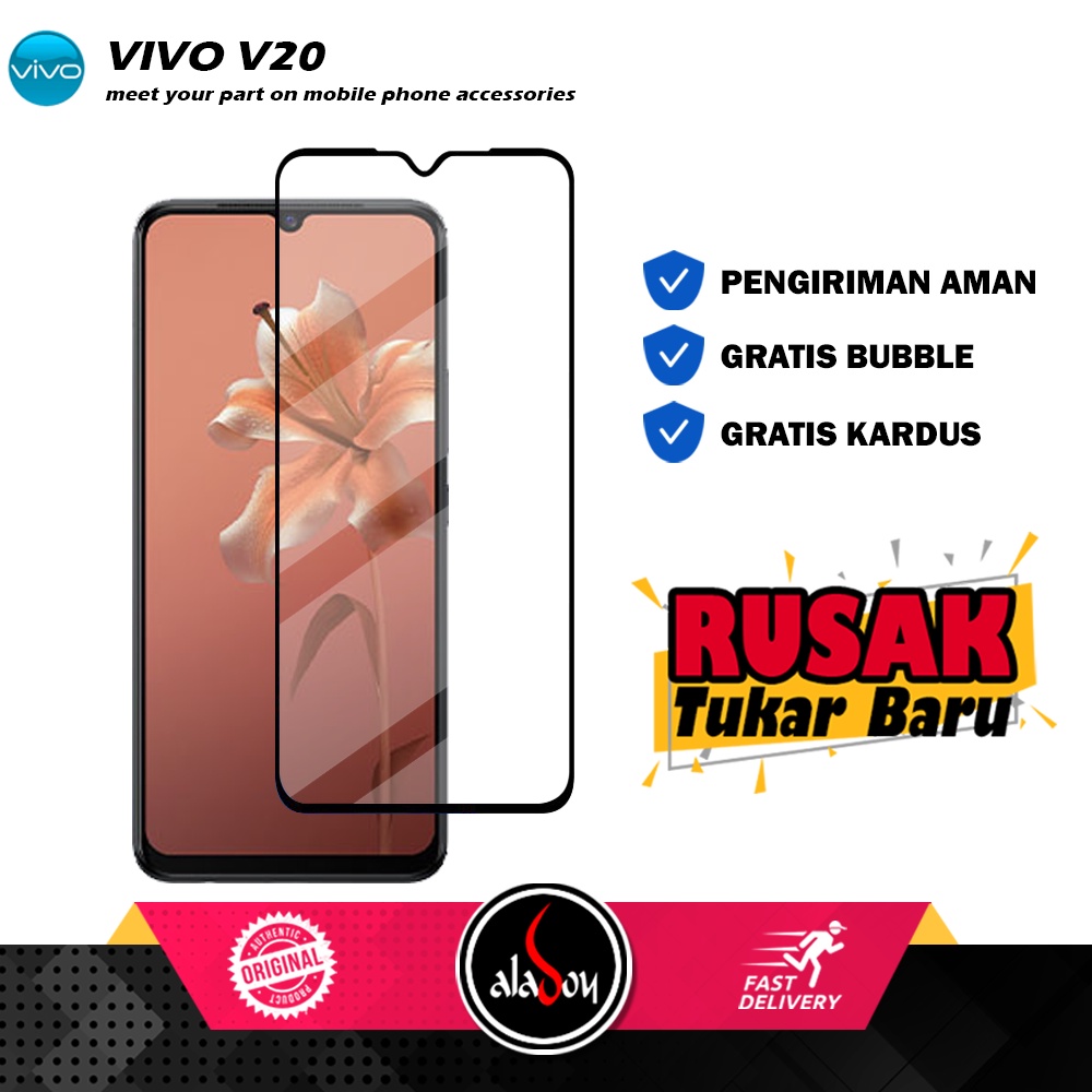 Tempered Glass Vivo V20 Anti Gores Layar Screen Protector