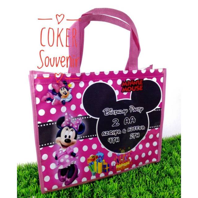 

Termurah tas jinjing snack ultah custom gratis desain
