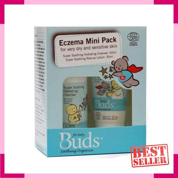 terlaris Buds Organics Eczema Mini Pack - Lotion Eksim murah