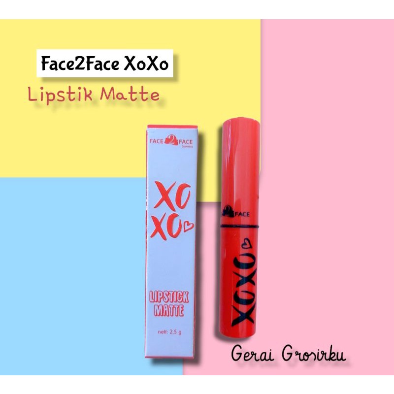 Face 2 Face XOXO Lipstik Matte