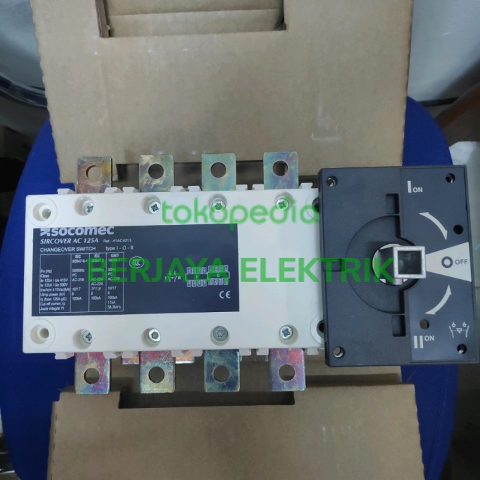 Produk Terbaru Socomec Cos Manual 4P 125A Sircover Socomec