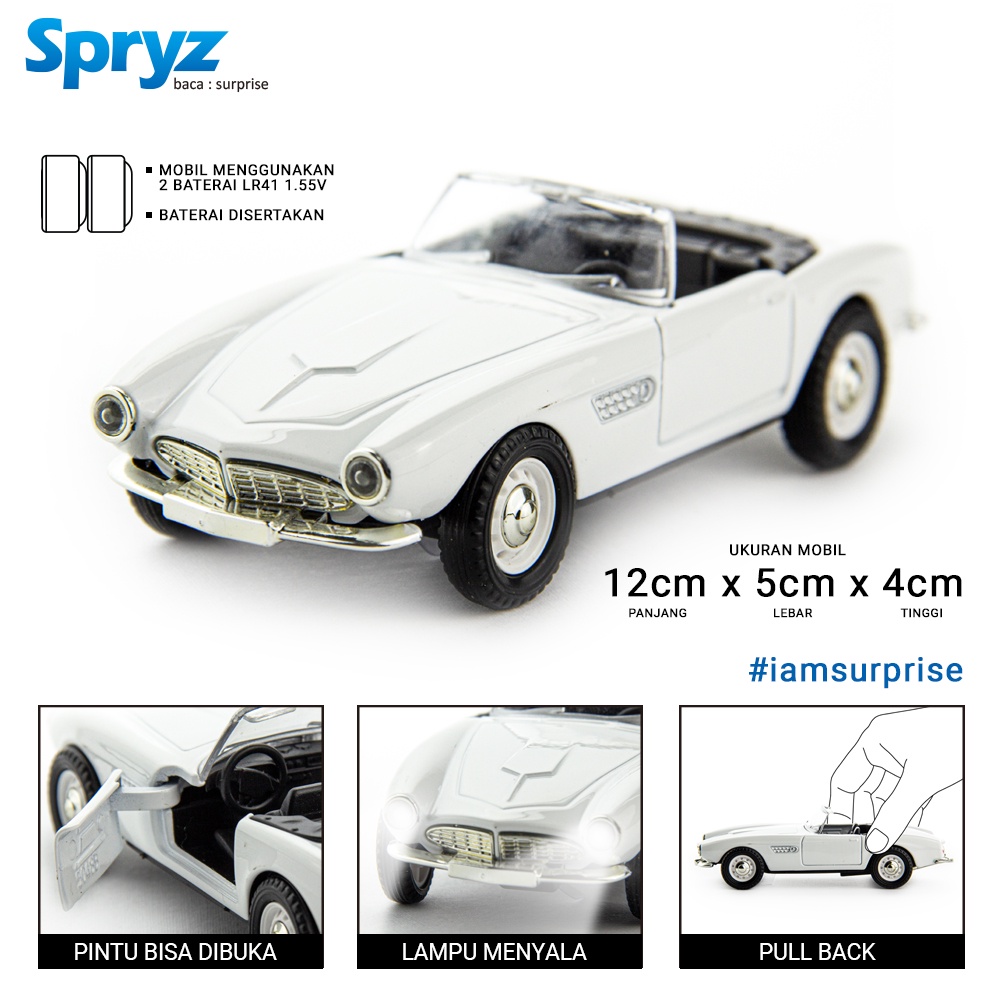 Spryz Roadster Diecast Mobil Skala 1:32 - Seri 1